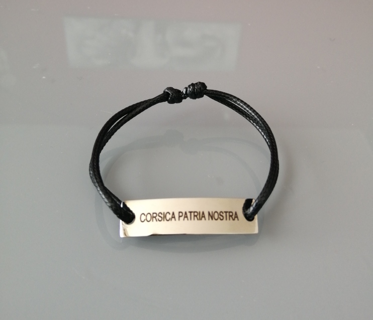 Bracelet Corse « Corsica Patria Nostra »21€