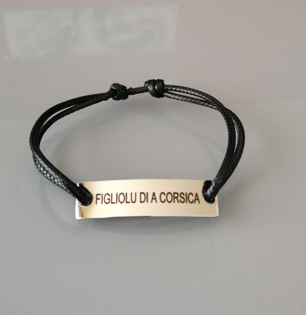 Bracelet Corse homme « Figliolu di a Corsica »21€