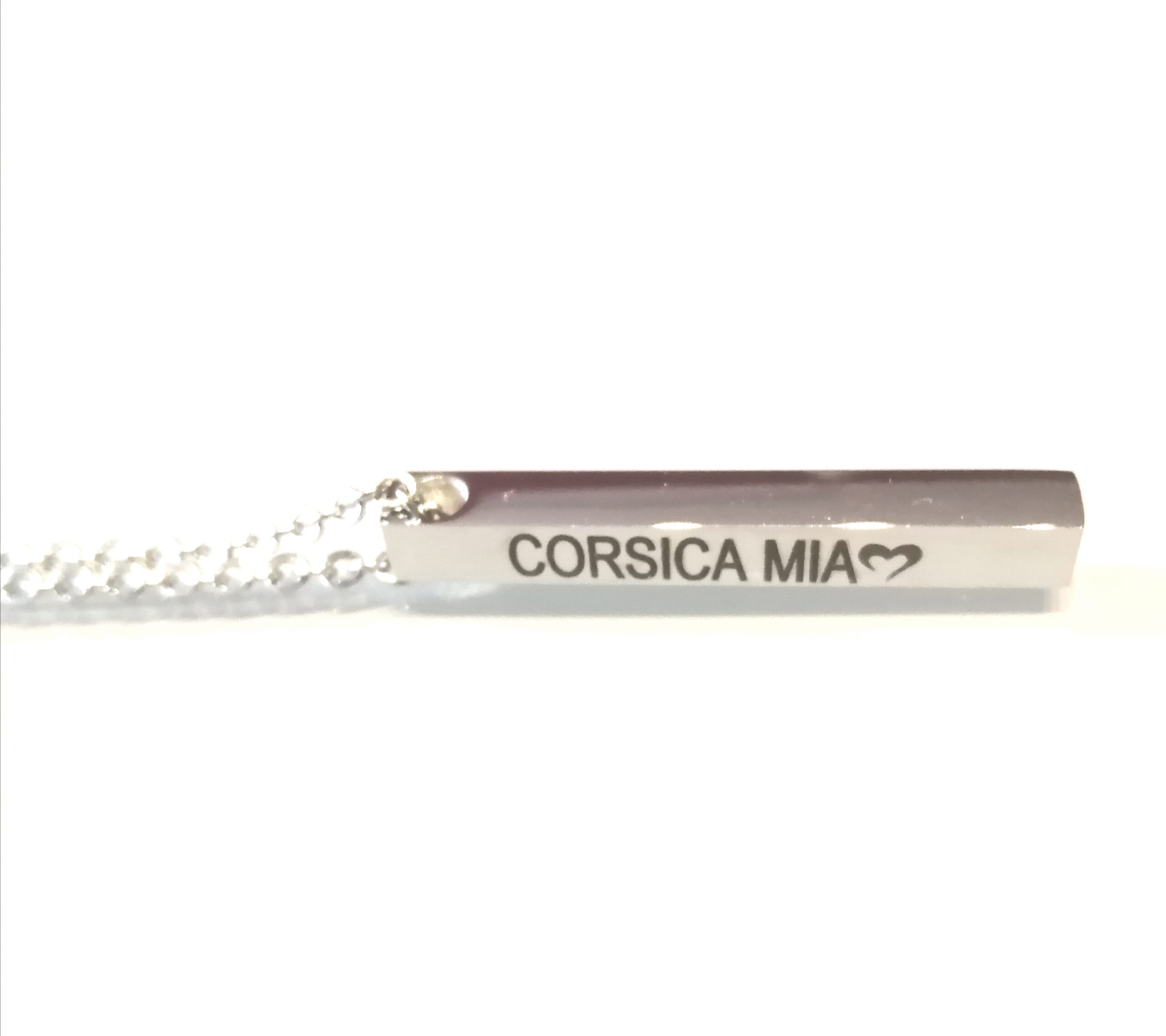 Collier « CORSICA MIA », »BASGI DI CORE »ou « SEMPRE CORSA »22€