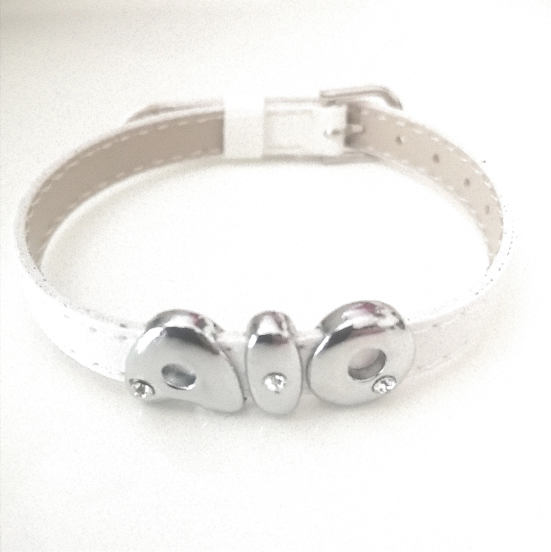 Bracelet Corse « AIO » blanc 14€