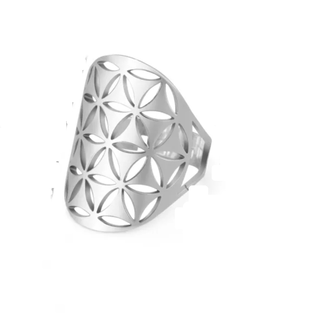 Bague fleur de vie « Équilibre »13€