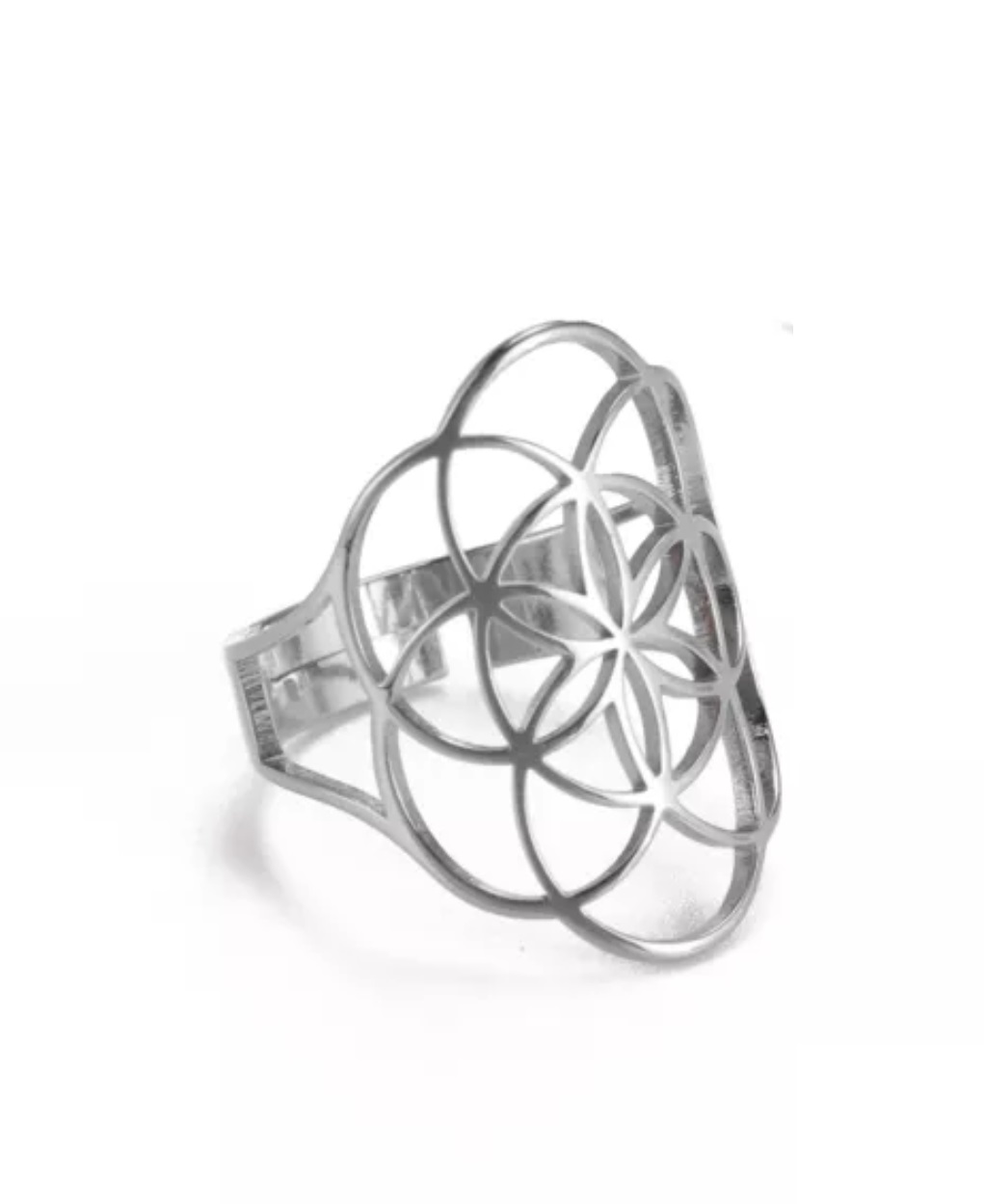 Bague « Harmonie » fleur de vie 14€