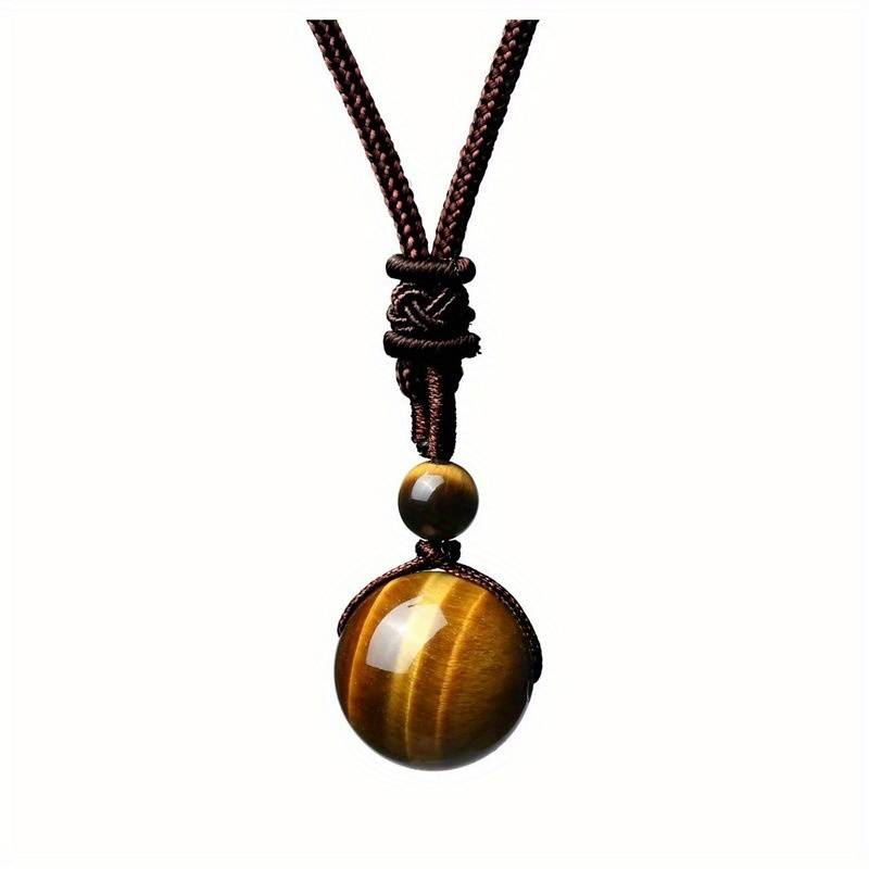 Collier pendentif œil de tigre 11,90€